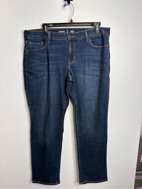 Old Navy 14p Power Slim Straight Mid Rise Jeans
